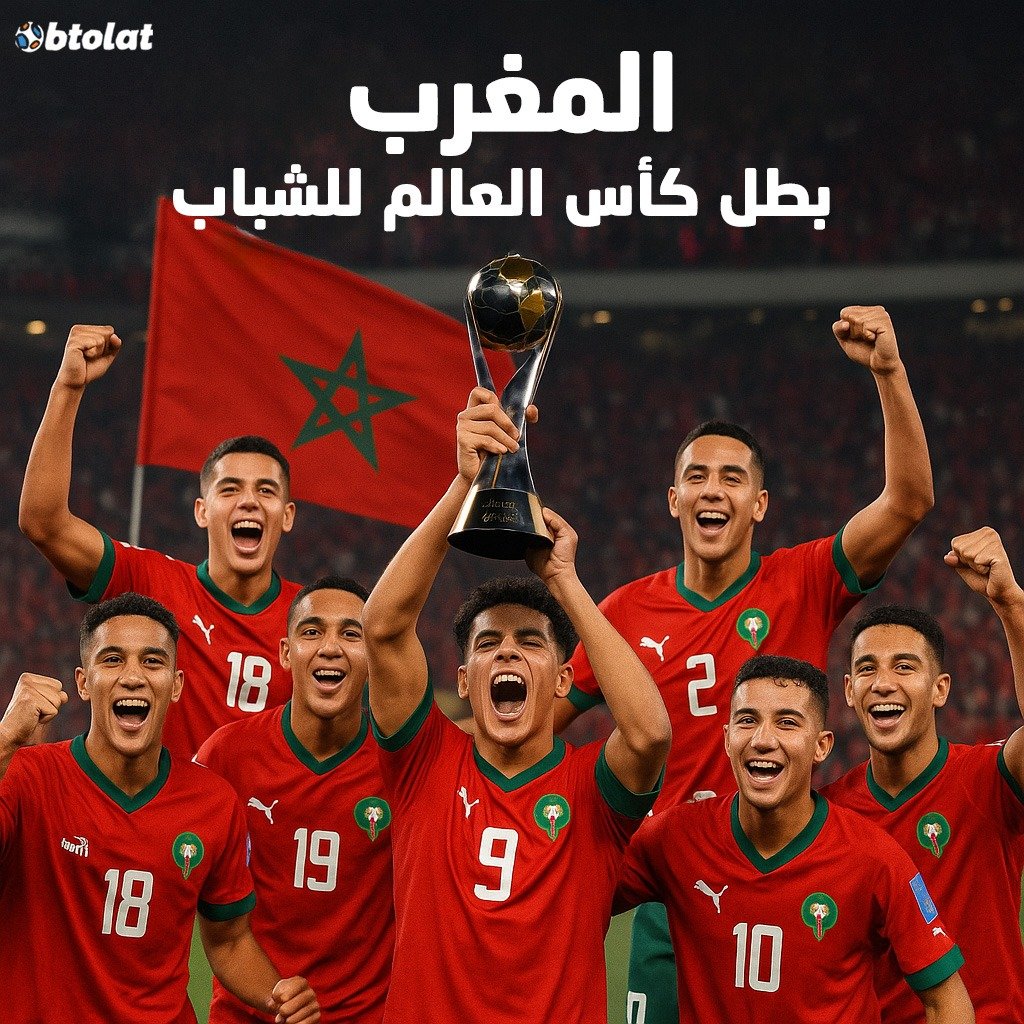 المغرب بطل كأس العالم للشباب تحت 20 عام بعد الفوز على الأرجنتين بثنائية نظيفة