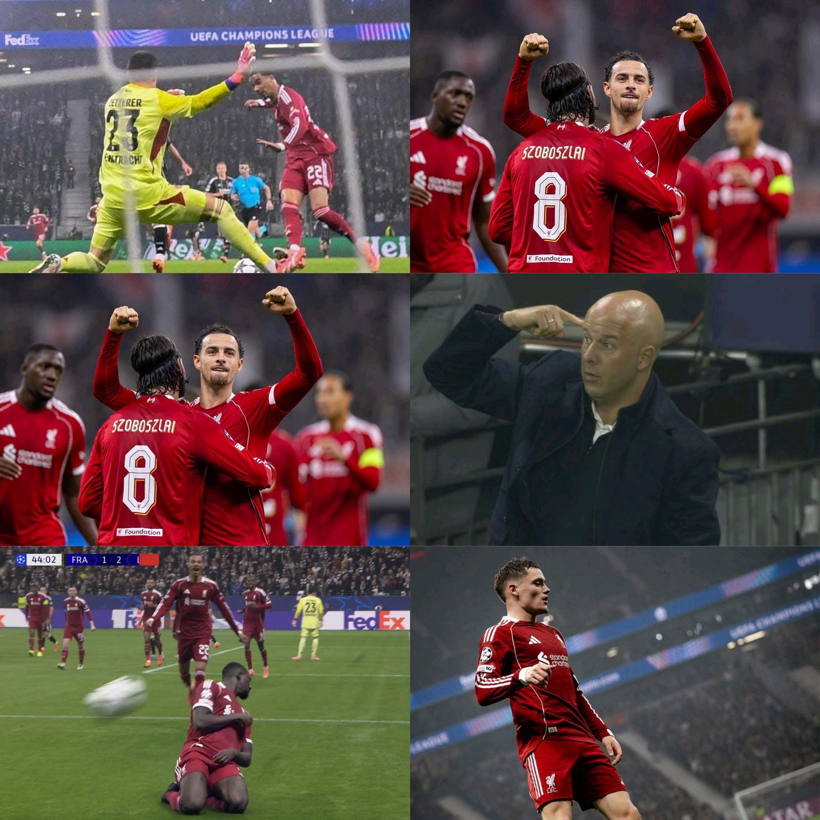 تحليل مباراة ليفربول ضد فرانكفورت