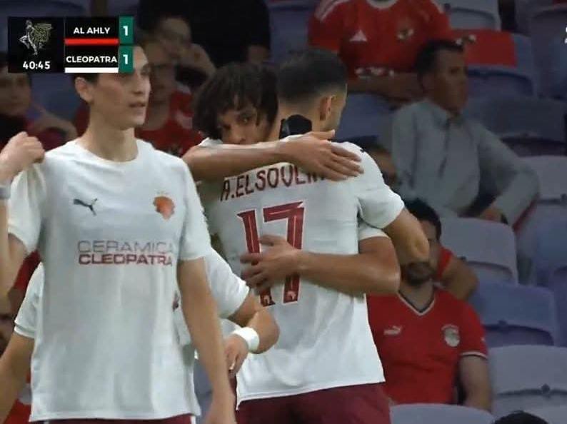 الأهلي يتعادل مع سيراميكا