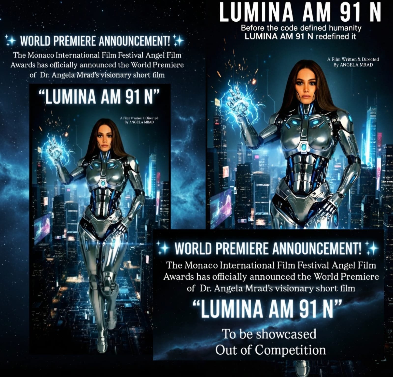 فيلم "LUMINA AM 91N" لأنجيلا مراد يسطع في مهرجان موناكو السينمائي الدولي بعرضه العالمي الأول