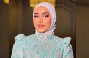 نداء شرارة تنفي خطوبتها بفستان أبيض