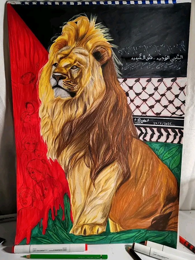 رندا محمد.. فنانة مصرية 14 عامًا تكتب تاريخها بريشة الإبداع وتخطف الأضواء على السوشيال ميديا