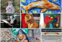 رندا محمد.. فنانة مصرية 14 عامًا تكتب تاريخها بريشة الإبداع وتخطف الأضواء على السوشيال ميديا