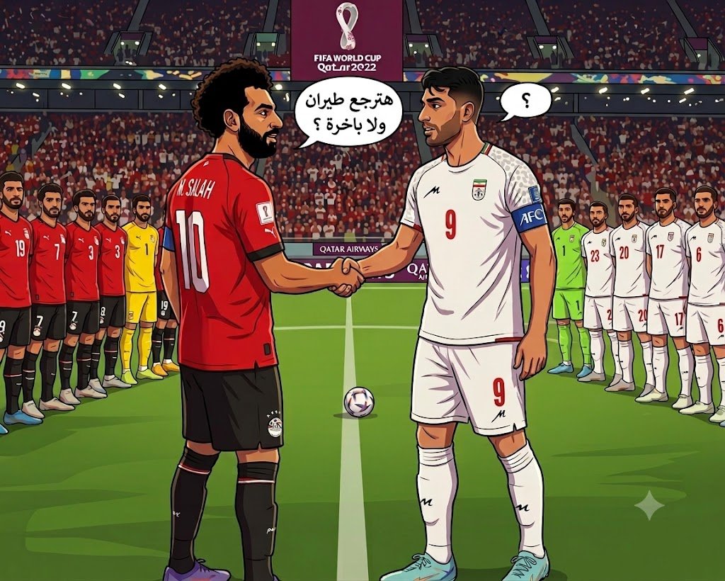 كاريكاتير العالم في دقائق: الهدف ضاع عشان بوز الجزمة وطول الصباع!
