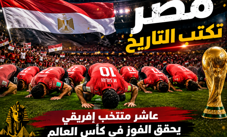 منتخب مصر يحقق إنجازًا تاريخيًا وينضم إلى قائمة المنتخبات الإفريقية الفائزة في كأس العالم.