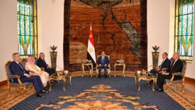 الرئيس عبد الفتاح السيسي يترأس اجتماع وزراء خارجية المجموعة الرباعية بالقاهرة لبحث استقرار المنطقة