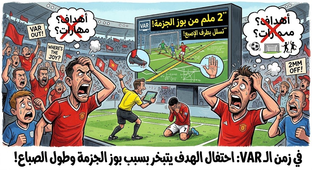 كاريكاتير اليوم من "العالم في دقائق"، نلقي نظرة ساخرة على قوانين كرة القدم