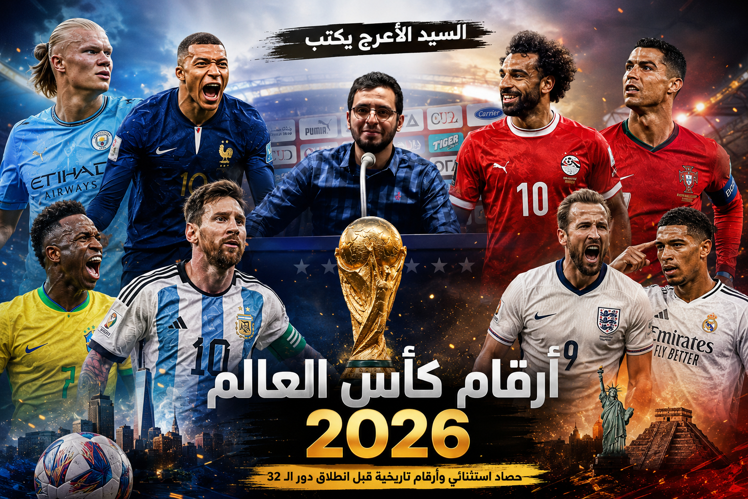 السيد الأعرج يكتب | أرقام كأس العالم 2026.. حصاد استثنائي وأرقام تاريخية قبل انطلاق دور الـ32