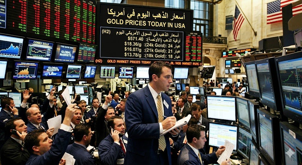 بورصة نيويورك للسلع تسجل مستويات استثنائية لأسعار الأونصة والمشغولات الذهبية وسط ترقب الأسواق