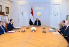 الرئيس عبد الفتاح السيسي خلال اجتماع لمتابعة منظومة التأمين الصحي الشامل وتطوير القطاع الصحي في مصر