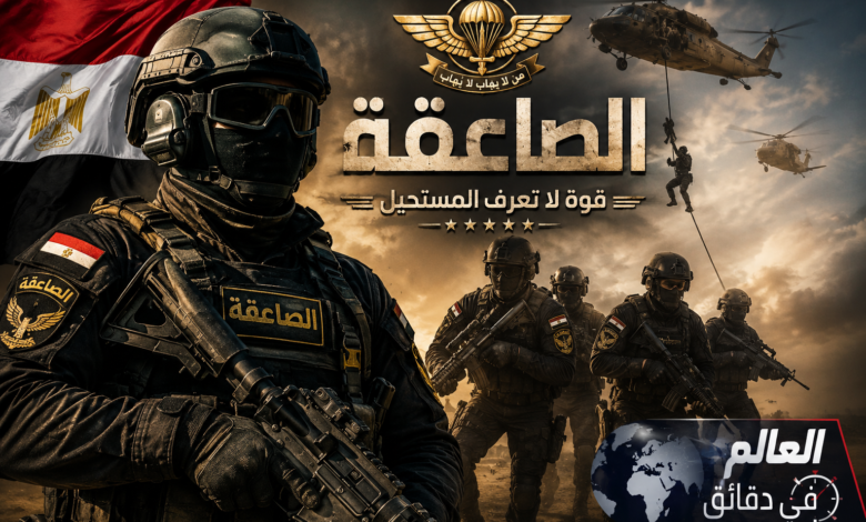 الصاعقة المصرية قوة لا يستهان بها