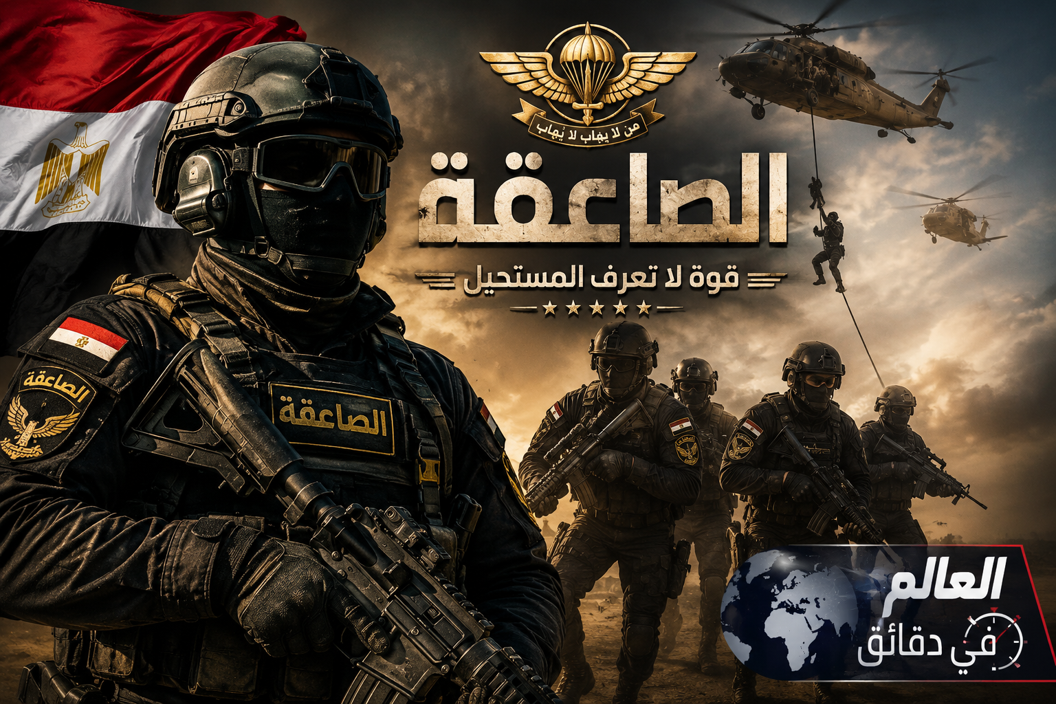 الصاعقة المصرية قوة لا يستهان بها 