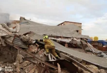 جرحى بينهم طفل في هجوم صاروخي روسي على العاصمة الأوكرانية كييف