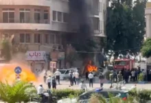 إصابات بانفجارين في دمشق تزامناً مع زيارة الرئيس الفرنسي إيمانويل ماكرون