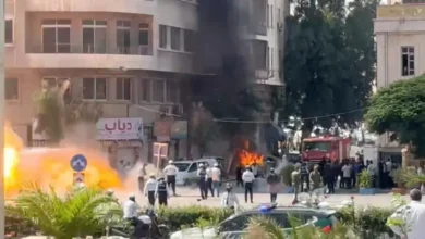 إصابات بانفجارين في دمشق تزامناً مع زيارة الرئيس الفرنسي إيمانويل ماكرون