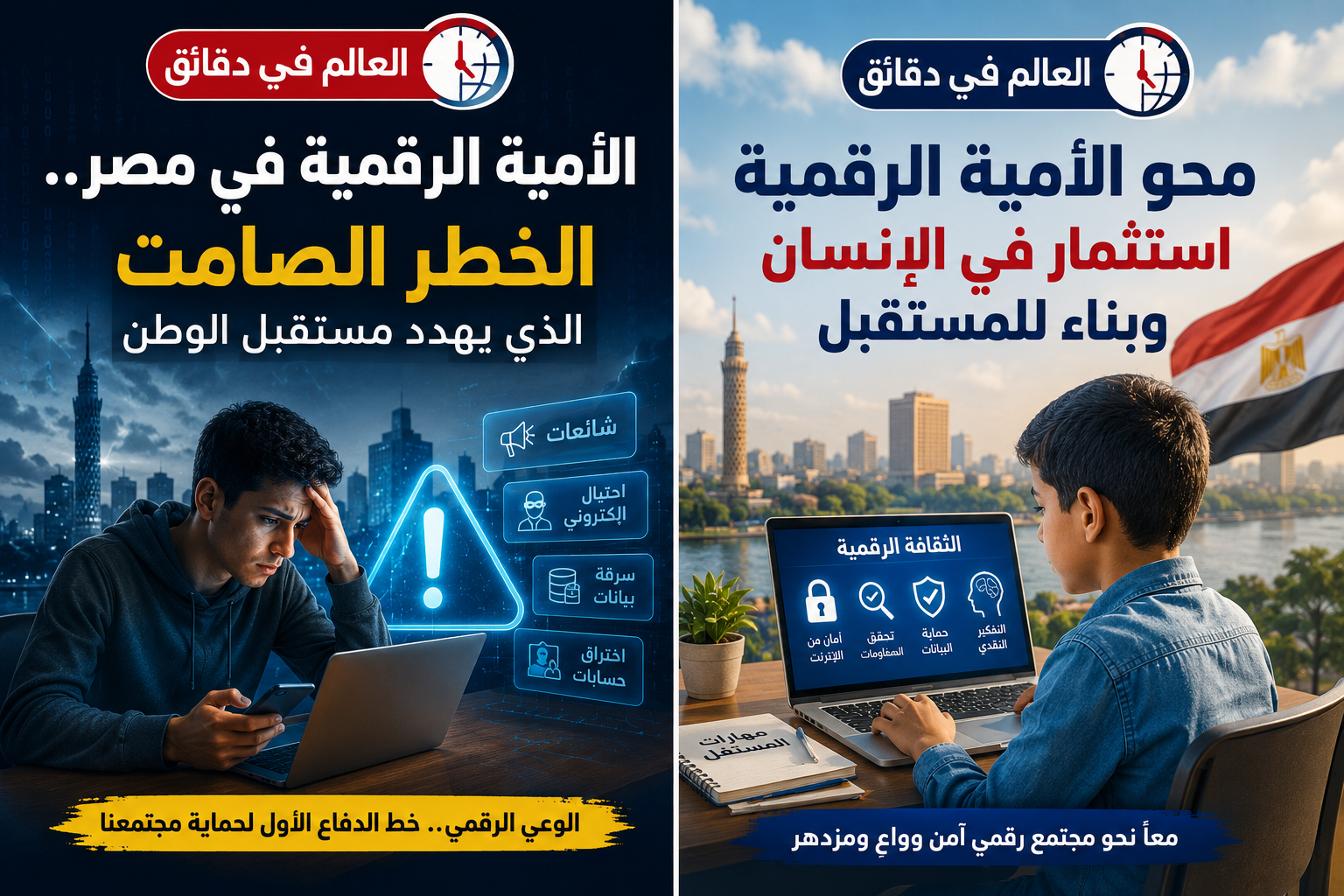 الثقافة الرقمية أصبحت ضرورة لحماية المجتمع وتأهيل الأجيال لمتطلبات المستقبل.