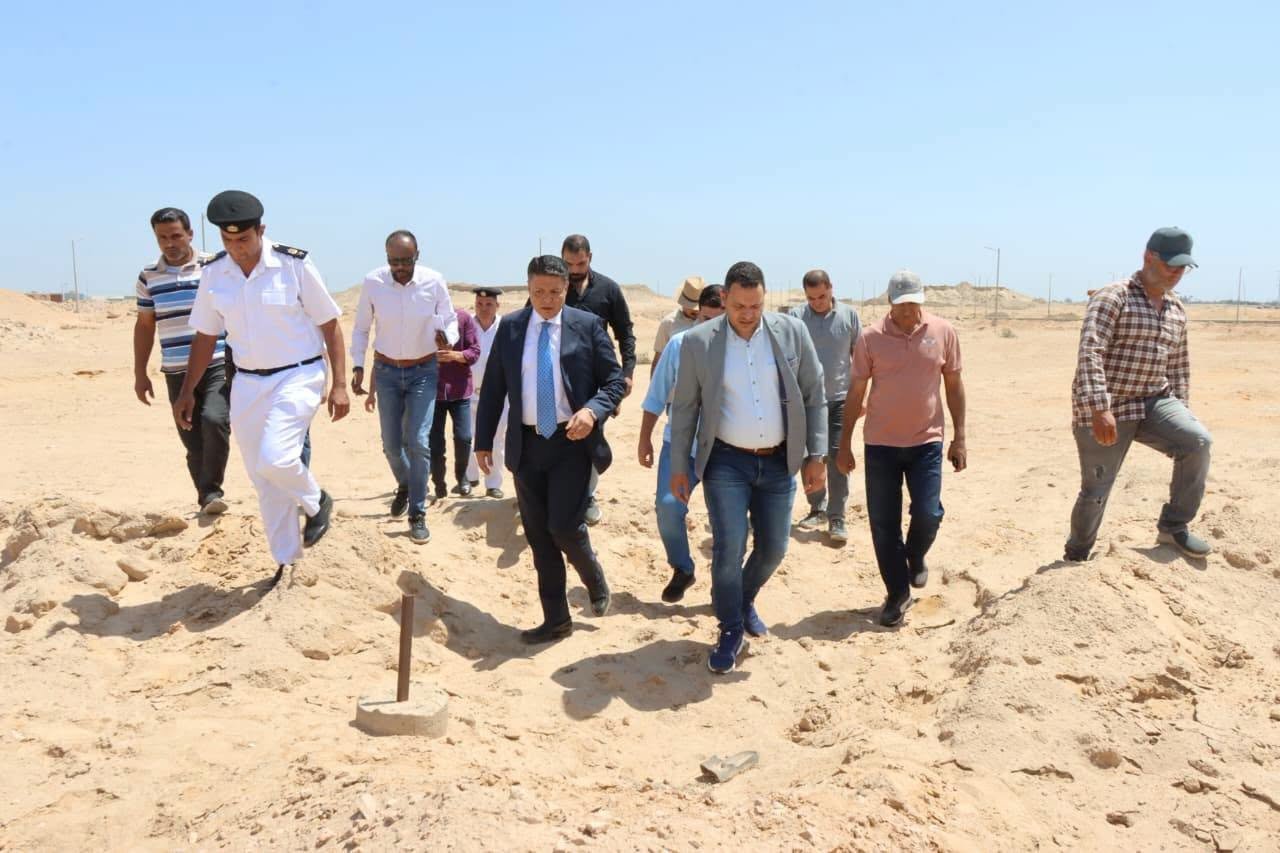 التنمية الصناعية تشن حملة موسعة لاسترداد الأراضي غير المستغلة في السادات والعبور