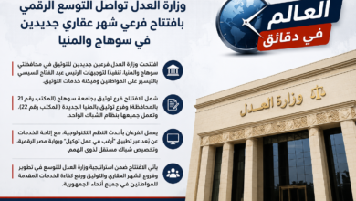 وزارة العدل تواصل التوسع الرقمي بافتتاح فرعي شهر عقاري جديدين