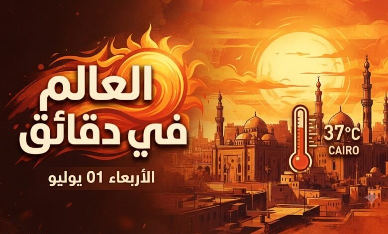 حالة الطقس اليوم الأربعاء 1 يوليو 2026 في القاهرة الكبرى