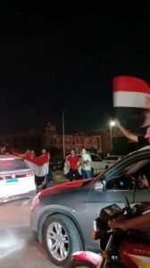 فرحة المصريين بفوز مصر