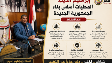 إبراهيم الديب رئيس حزب مصر العربي الاشتراكي يطلق حملة طريقك للمحليات لدعم المشاركة في انتخابات المجالس المحلية.
