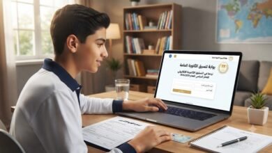 طريقة التقديم الإلكتروني للصف الأول الثانوي
