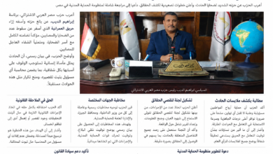حزب مصر العربي الاشتراكي يطالب بالتحقيق في حريق العمرانية وتطوير منظومة الحماية المدنية.