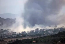 طائرة حربية إسرائيلية خلال تنفيذ غارة على جنوب لبنان.