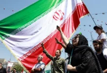 الرئيس الأمريكي دونالد ترامب خلال حديثه عن المحادثات مع إيران ومضيق هرمز.