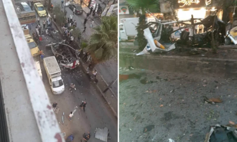 انفجار عبوة ناسفة داخل حافلة في جرمانا قرب دمشق