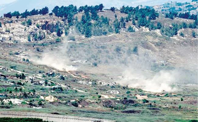 أضرار جراء هجوم إسرائيلي على النبطية جنوب لبنان