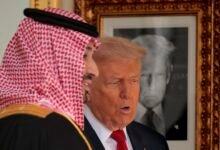 الرئيس الأمريكي دونالد ترامب خلال إعلان تعليق الضربات ضد إيران