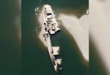 سفن حربية نازية غارقة تظهر مع انخفاض مياه نهر الدانوب