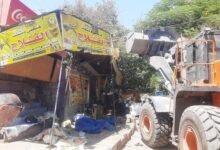 حملة إزالة الإشغالات بشبرا الخيمة