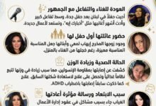 مايا نصري تكشف سر عودتها للغناء وتفاصيل حالتها الصحية
