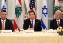 وفدا لبنان وإسرائيل خلال جولة مفاوضات في روما بوساطة أمريكية.