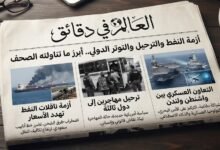 أزمة النفط والترحيل والتوتر الدولي.. أبرز ما تناولته الصحف