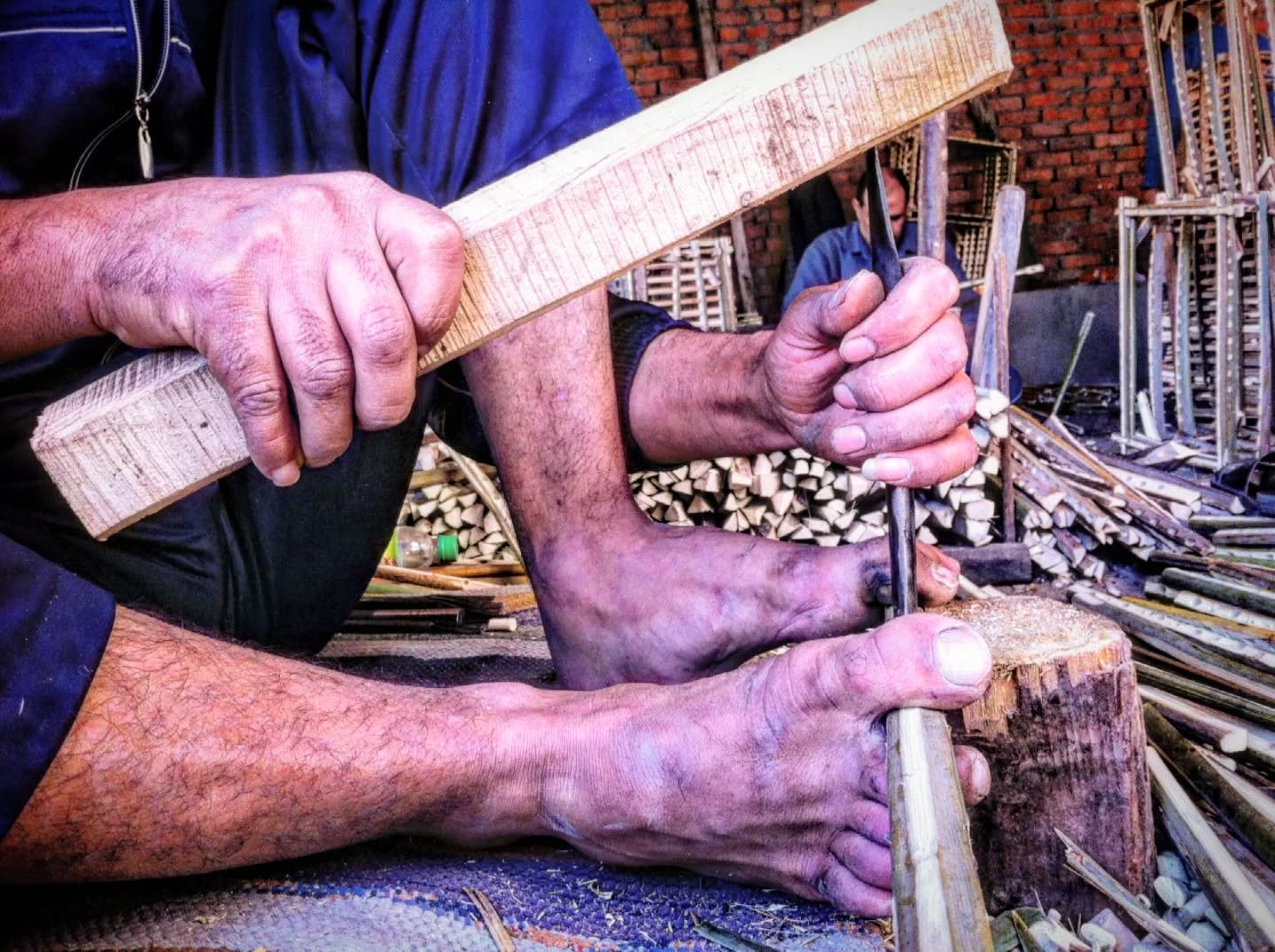 استخدام جريد النخيل