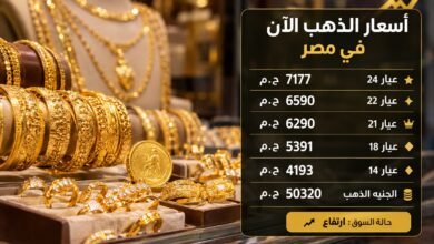سعر الذهب اليوم في مصر.. قائمة الأسعار المعلنة لجميع الأعيرة