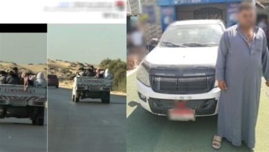 ضبط سائق ينقل عمالاً بطريقة خطرة بالشرقية