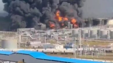هجوم أوكراني واسع يستهدف منشأة نفطية قرب موسكو