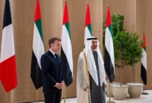 محمد بن زايد وماكرون يبحثان تعزيز الشراكة