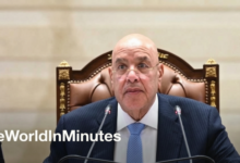 المستشار هشام بدوي رئيس مجلس النواب خلال جلسة لمناقشة تفويض الرئيس السيسي بشأن مساندة السعودية.