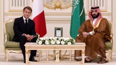 ماكرون يلتقي ولي العهد السعودي في الرياض