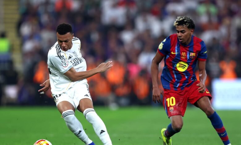 موعد كلاسيكو برشلونة وريال مدريد في الدوري الإسباني